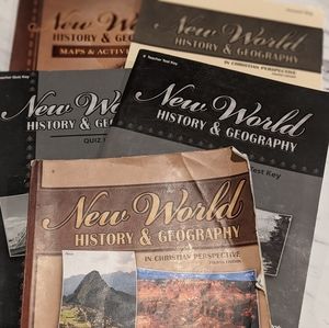 Abeka Sixth grade new world history and geography books